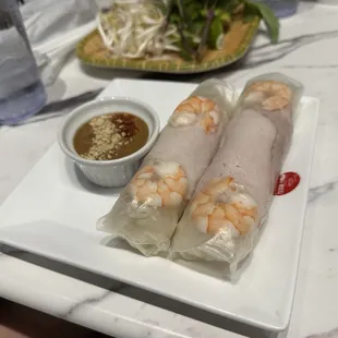 Spring Rolls no vegetables $4.25