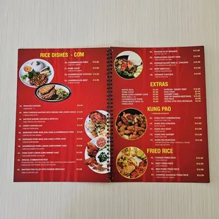menu, pizza