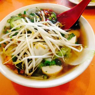 Seafood pho