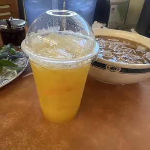 Freshly squeezed orange juice