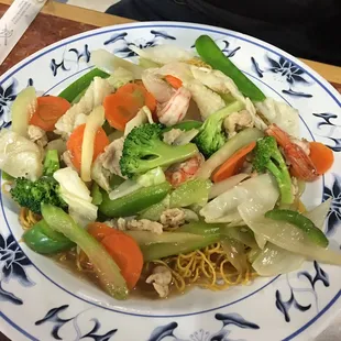 Meat Stir fry w/ squid