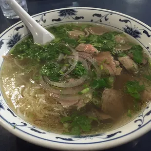 Pho large with all meats. Excellent.
