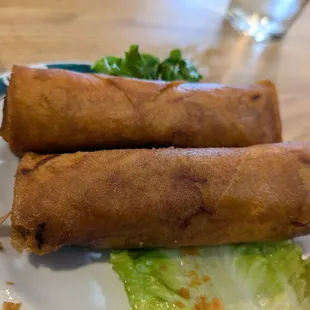 Deep fried spring rolls