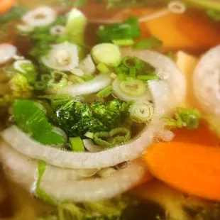 Veggie pho