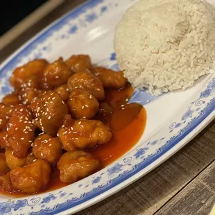 Orange chicken