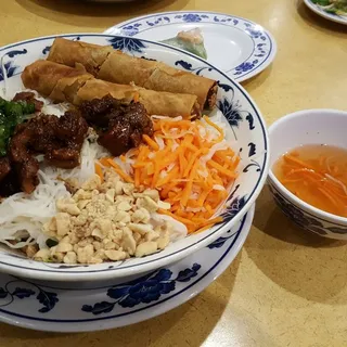 Rice Vermicelli With Bbq Pork