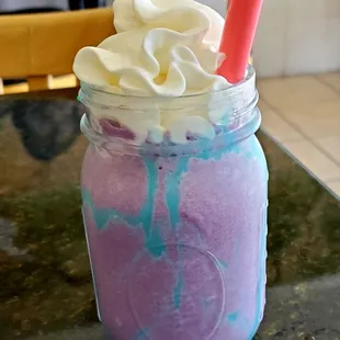 Ube Milk Way - Like an ube ice cream shake!