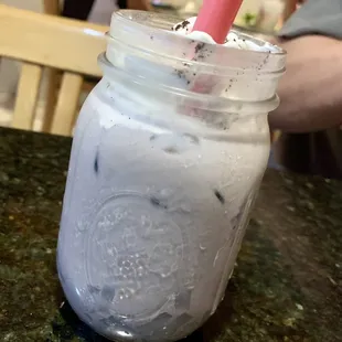 Taro Boba, they ran out of Boba