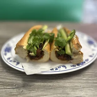 Number 7 grilled pork Vietnamese sandwich