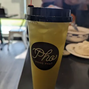 Sugar cane juice.
