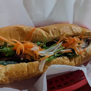A9. Banh Mi with grilled pork
