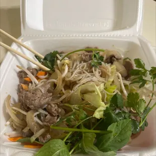 Beef vermicelli