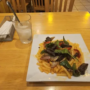Shaky Beef with Pasta