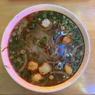 Seafood Pho Soup with Seafood