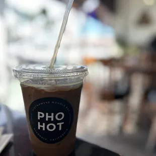 Iced Vietnamese coffee