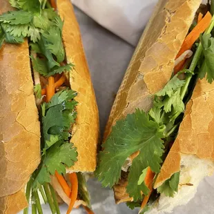 Chicken bahn mi