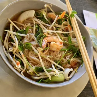 Rice Noodle with Seafood Pho