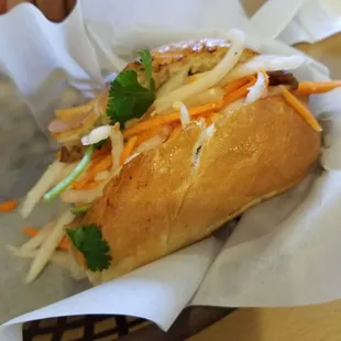 The Bahn mi sandwich