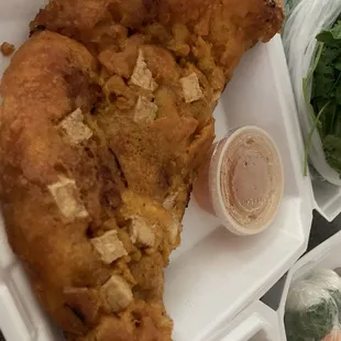 08. Vietnamese Crepe with Shrimp and Pork (replaced pork for tofu)