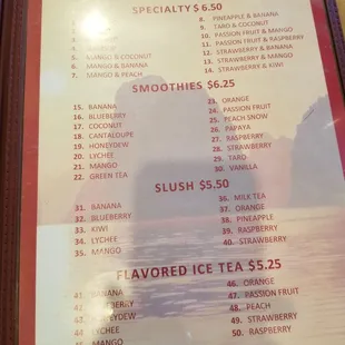 More menu... and many more pages too!