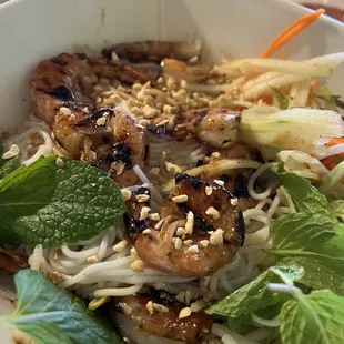 Rice Noodles with Shrimp