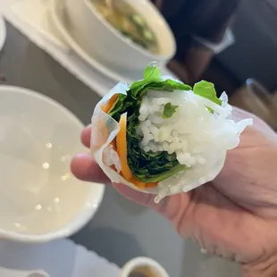 Sprill Roll served fresh