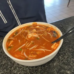 Spicy Seafood Pho