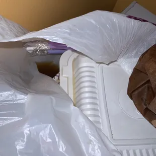 More broth in the bag.