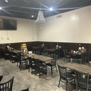 The dinning room