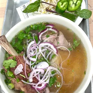 Short rib and steak pho
