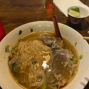 No. 1 combo with spicy lemon grass