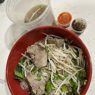 Take-out order: 1. Combo Pho!