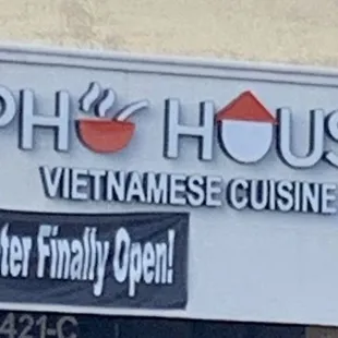 the front of the restaurant