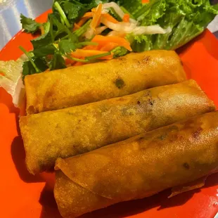 Crispy spring rolls