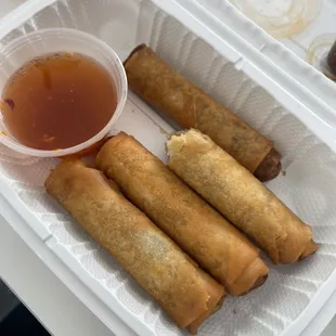 Egg rolls are the best