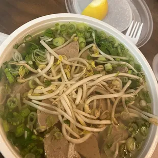 Meatball pho