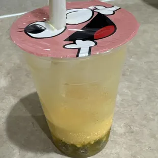 Bubble tea 10min after being made..