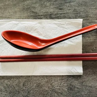 Chopsticks  and Spoon