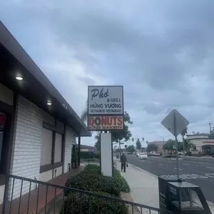 Outside sign