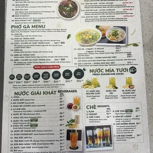 sushi and sashimi, menu