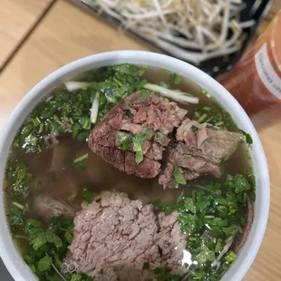 Filet and extra short rib on the side