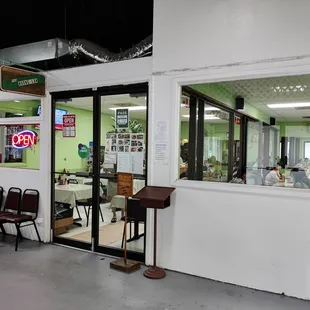 Enter through the Mini Mall