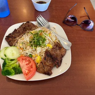 Fried rice with pork