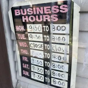 1/2/25 Business hours.
