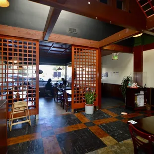 The interior.