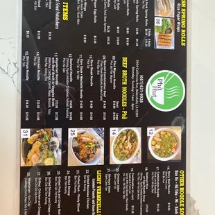 New menu
