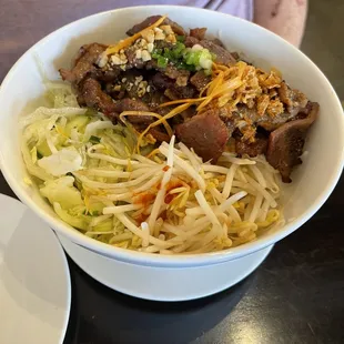 Grilled pork vermicelli bowl