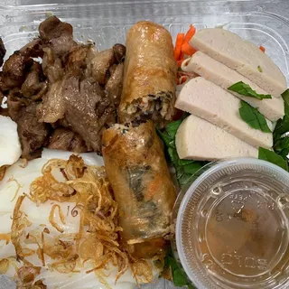 Banh Uot Cha Lua, Cha Gio, Thit Nuong