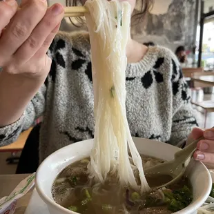 Pho noodles