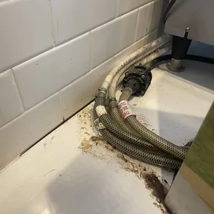 Drink machine flat wear area